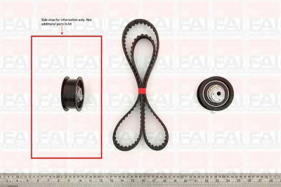FAI AUTOPARTS tbk96 -  Комплект ремня ГРМ